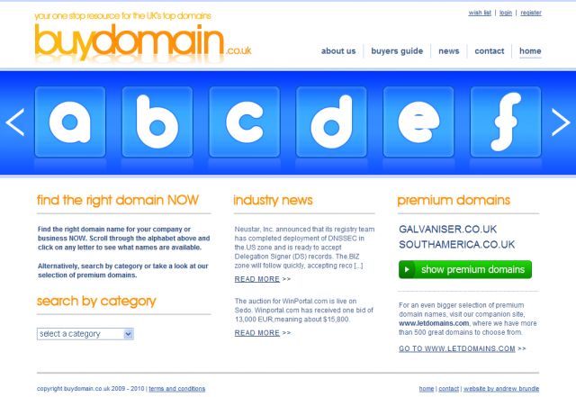 Buy Domain screenshot
