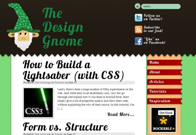 The Design Gnome screenshot