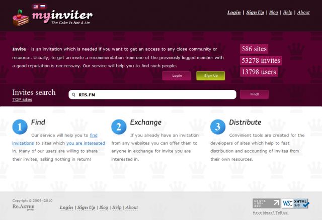 MyInviter screenshot