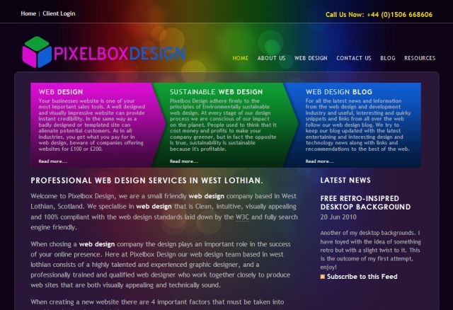 pixelboxdesign screenshot