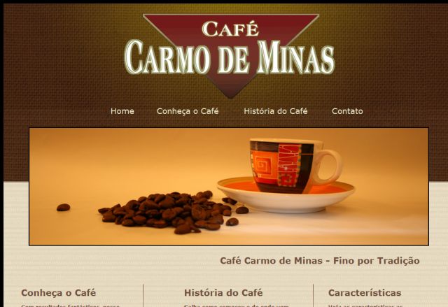 CafÃ© Carmo de Minas screenshot