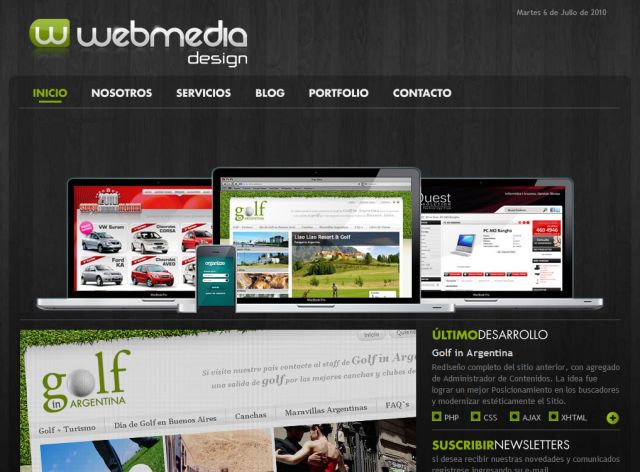Webmedia screenshot