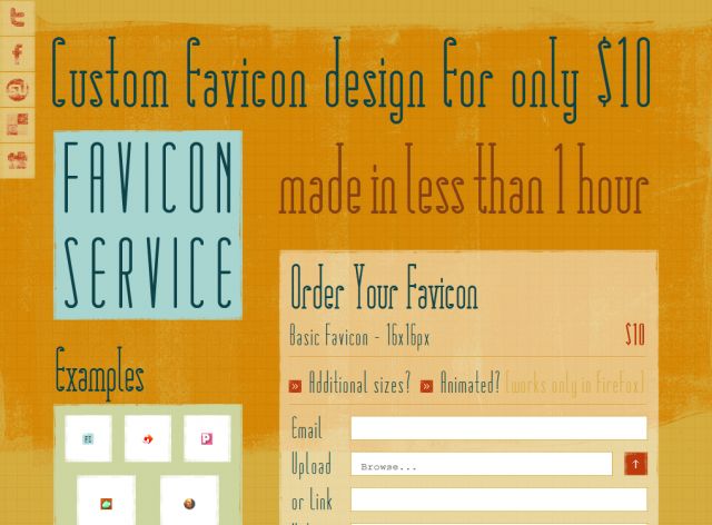FaviconService screenshot