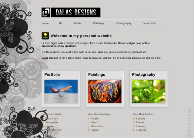 dalas design screenshot