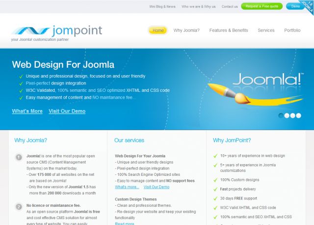 Jompoint screenshot