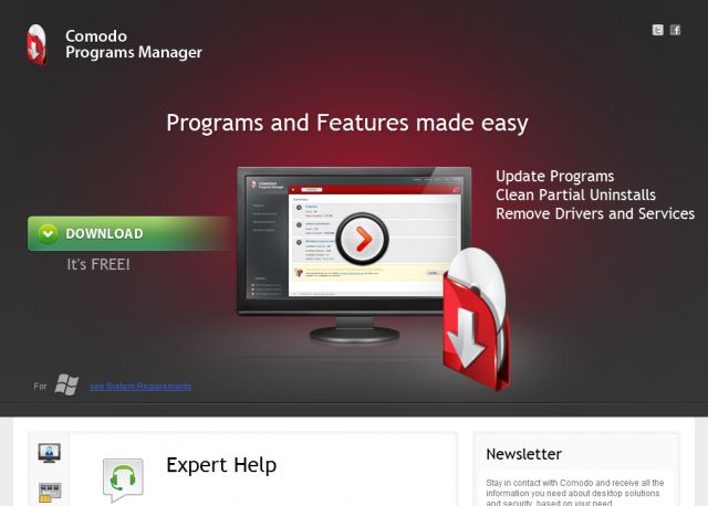Comodo Programs Manager screenshot