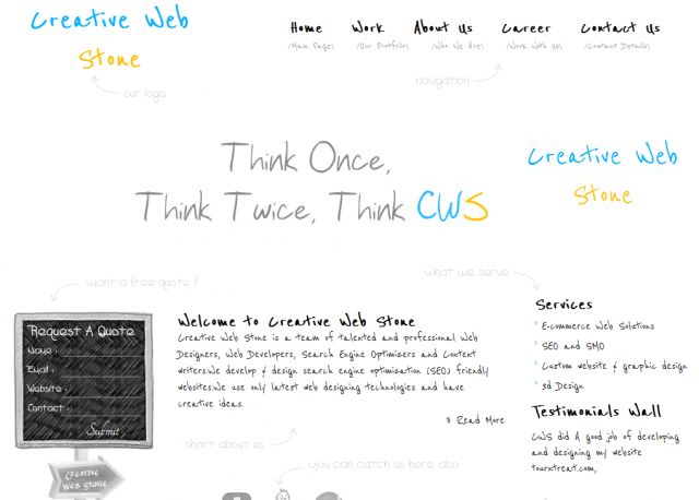 Creative Web Stone screenshot