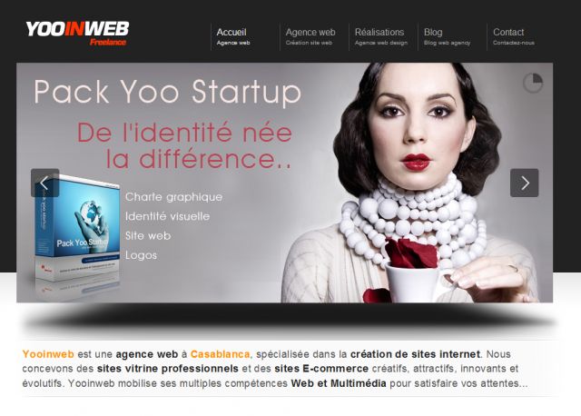 Yooinweb communication agency screenshot