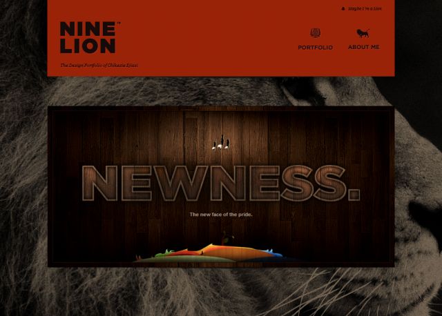 Nine Lion Design screenshot
