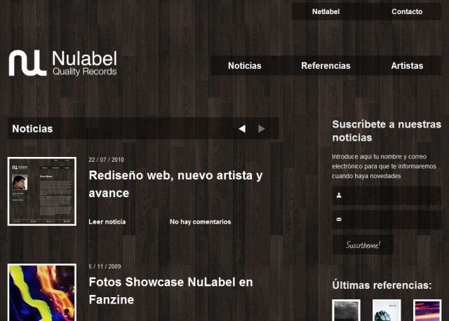 Nulabel Quality Records screenshot