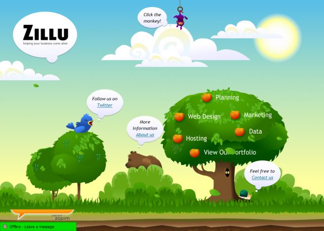 Zillu Web Development screenshot