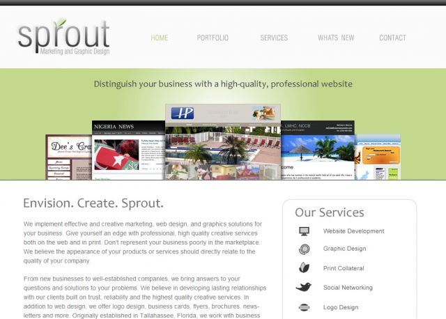 Sprout Marketing screenshot