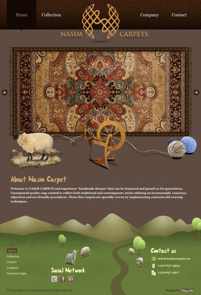 Nasim Carpets screenshot