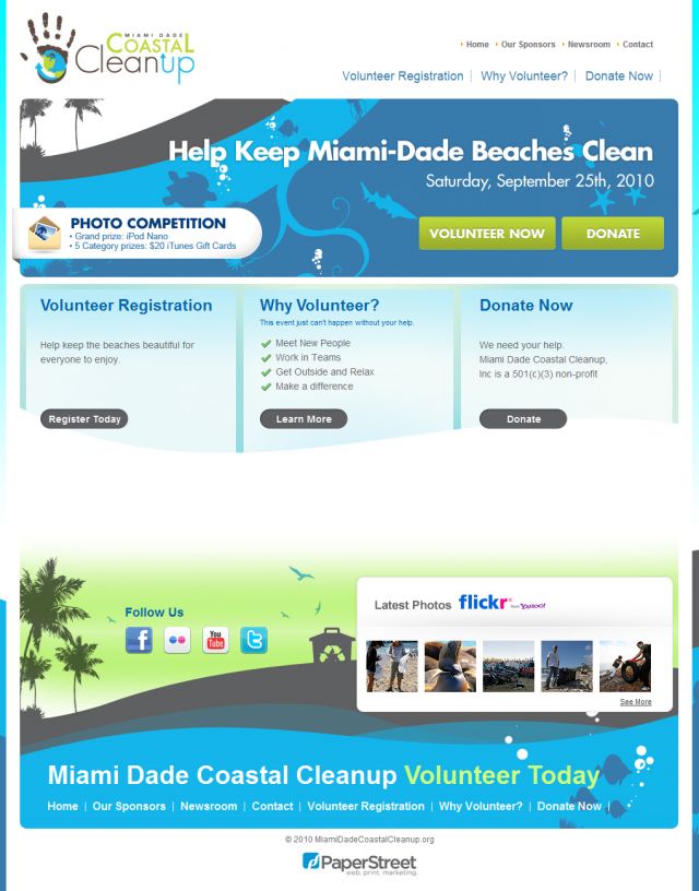 Miami Dade Coastal Cleanup screenshot