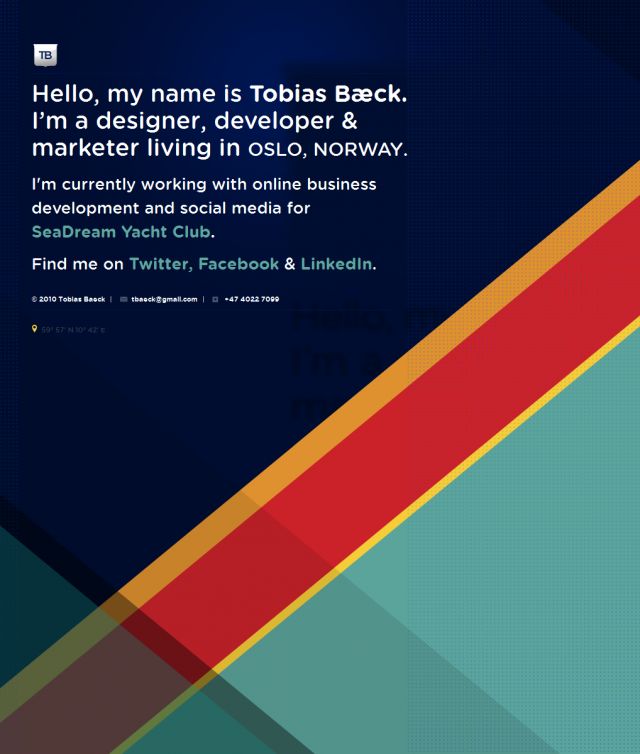 Tobias Baeck screenshot