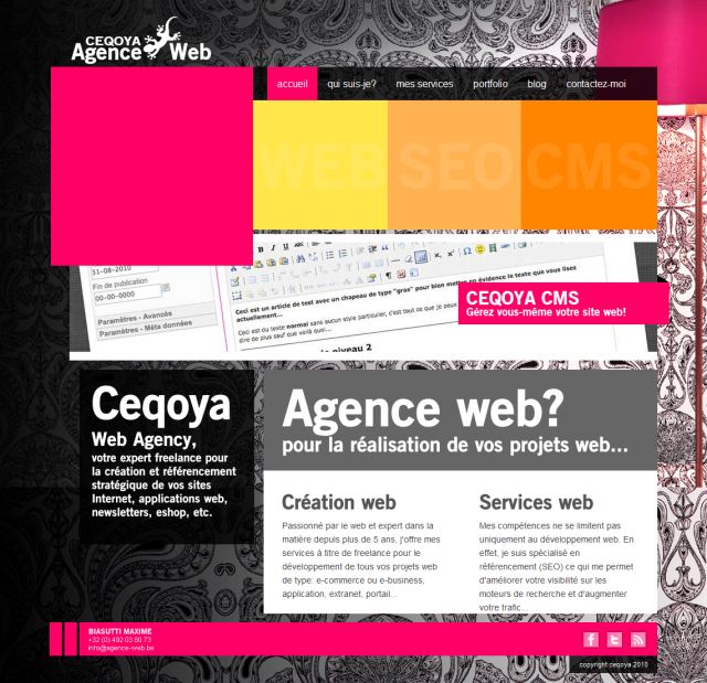 Agence web Ceqoya screenshot