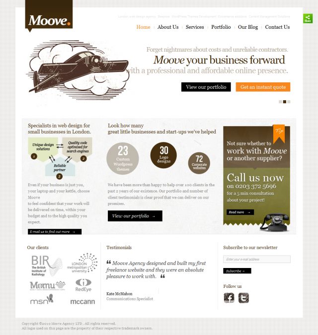 Moove Agency screenshot