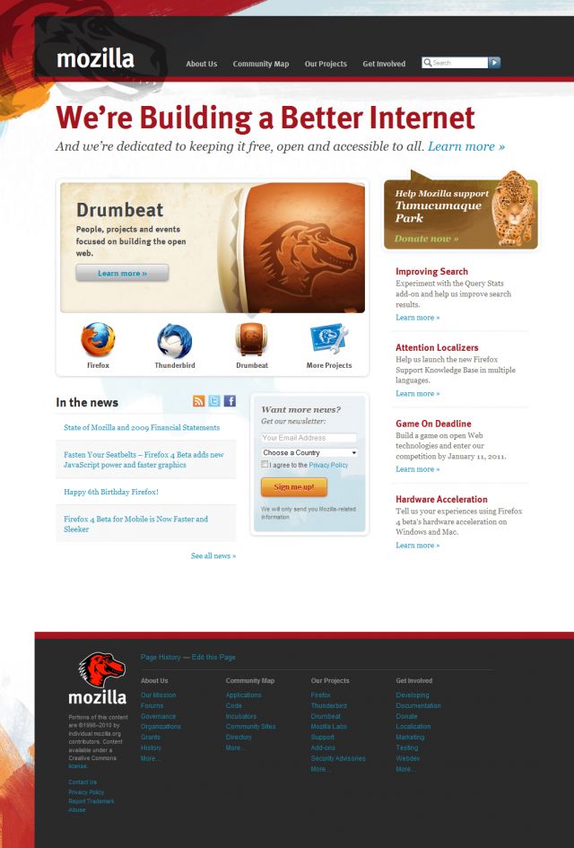 Mozilla screenshot