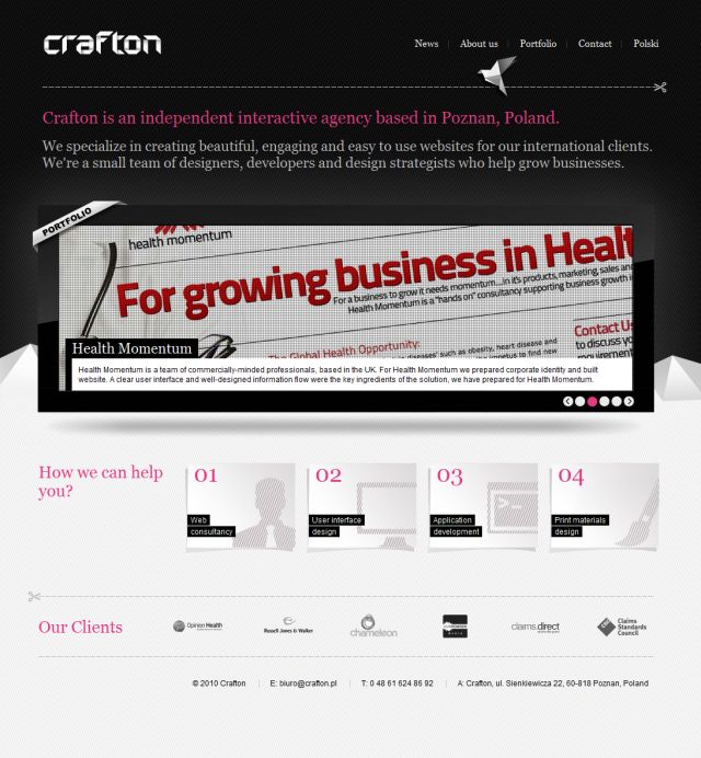 Crafton Interactive Agency screenshot
