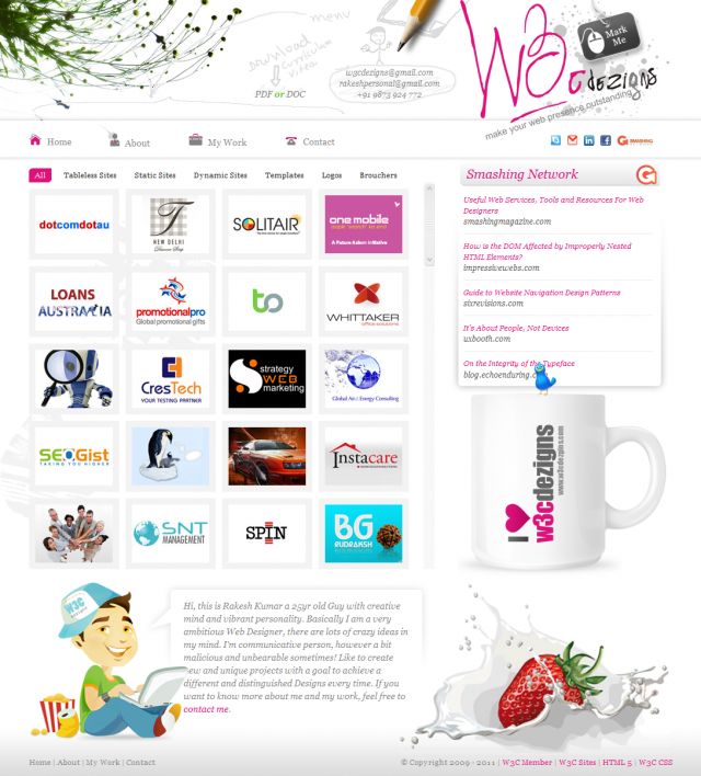 W3C Designs screenshot