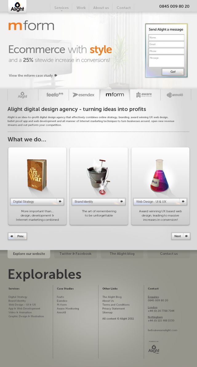 Alight Digital Design Agency screenshot