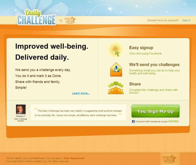 Daily Challenge screenshot