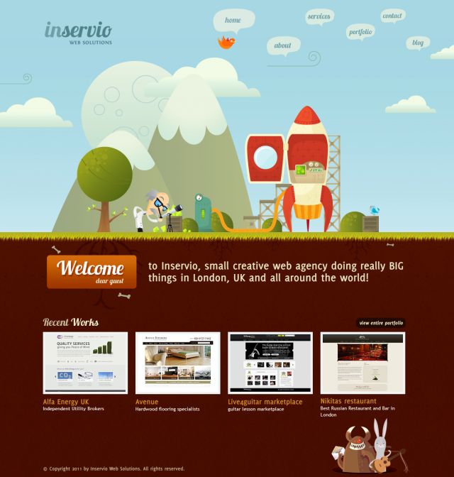 Inservio Web Solutions screenshot