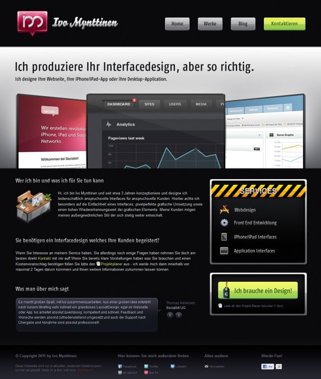 Interface Design Labor screenshot