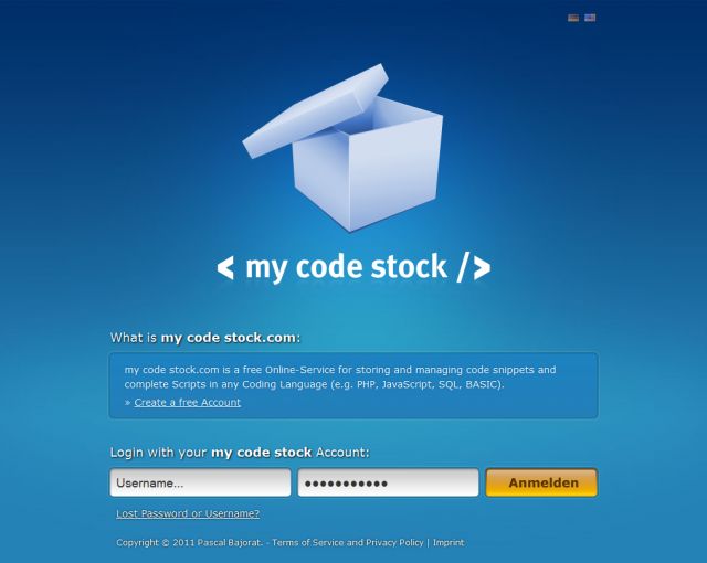 my code stock.com screenshot