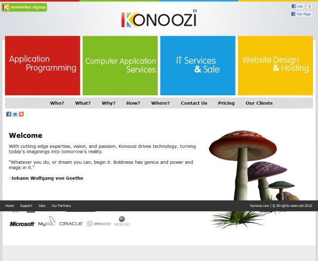 konoozi.com screenshot