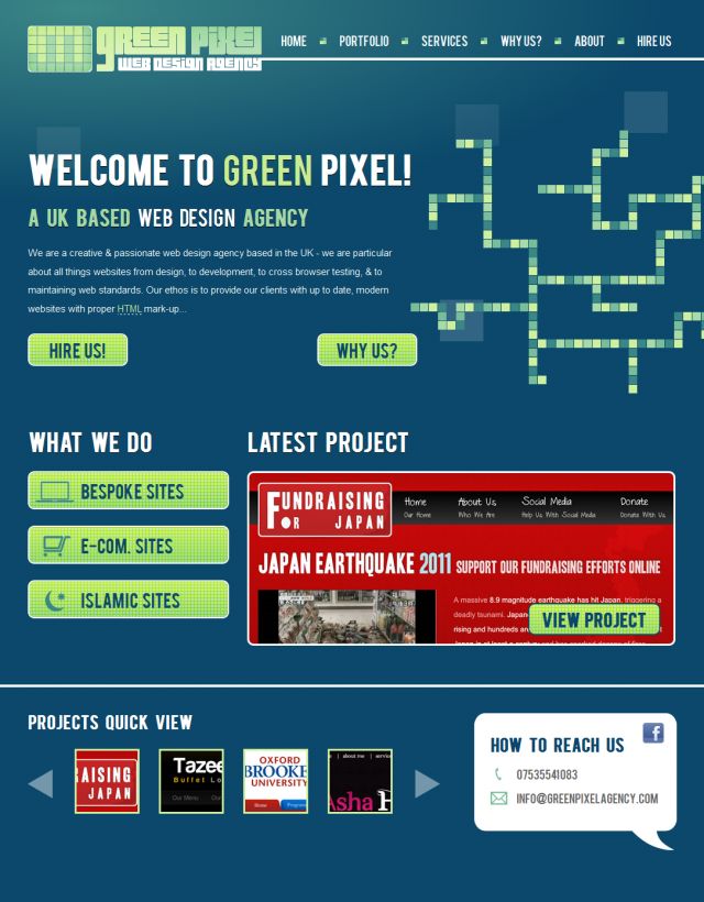Green Pixel Agency screenshot
