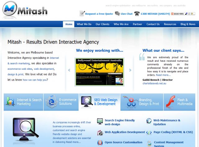 Mitash Internet Marketing  screenshot