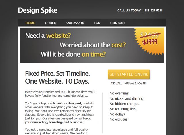 Design Spike screenshot