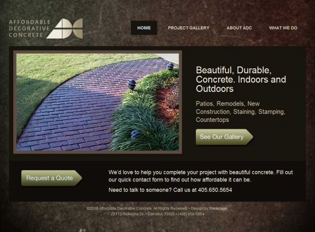Affordable Decorative Concrete screenshot