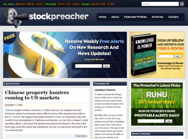Stock Preacher screenshot