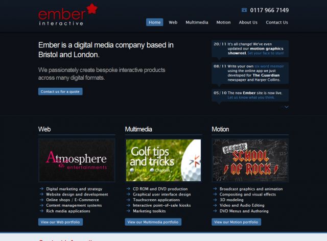 Ember Interactive screenshot