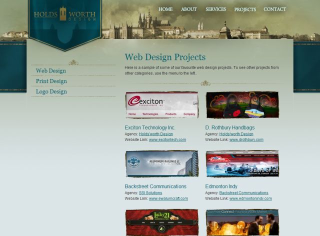 Holdsworth Design screenshot