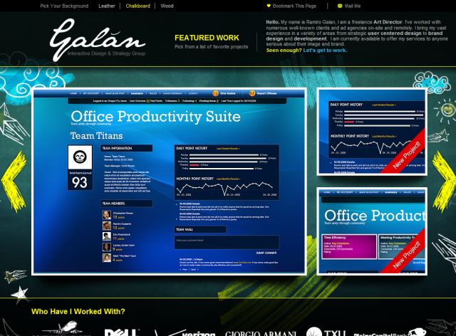 Galan Design screenshot