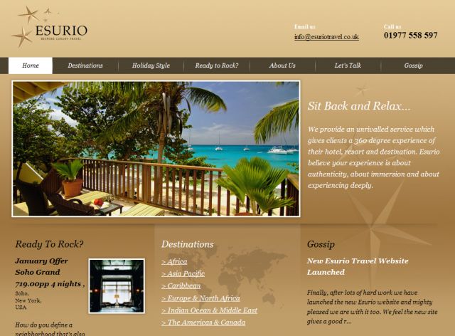 Esurio Travel screenshot