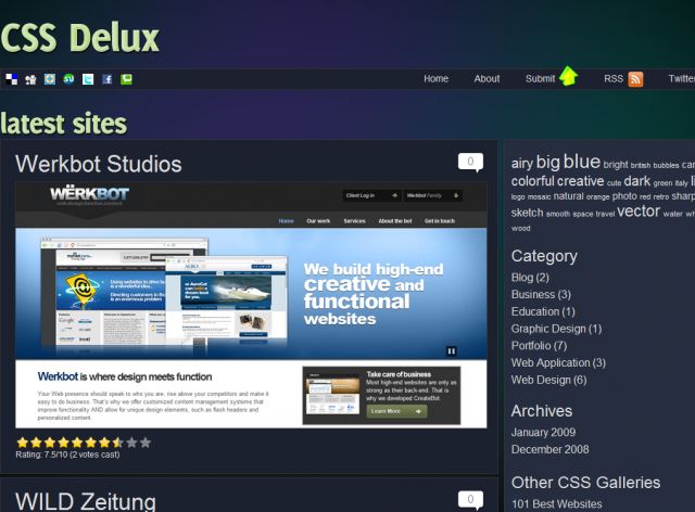 CSS Delux screenshot