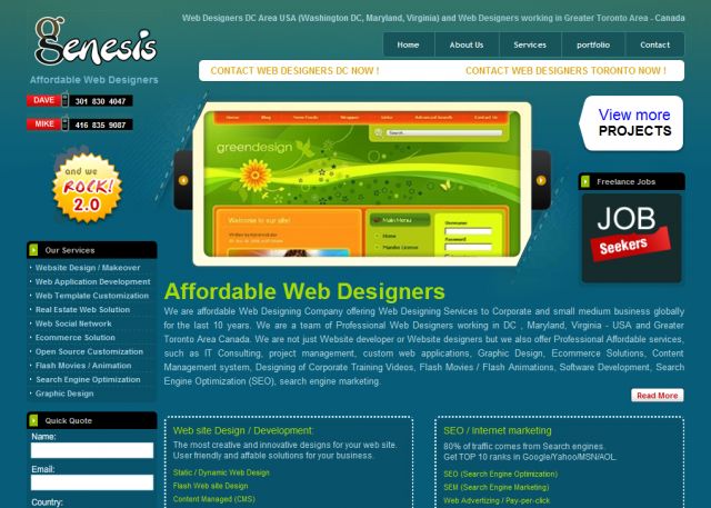 Web Designer DC screenshot