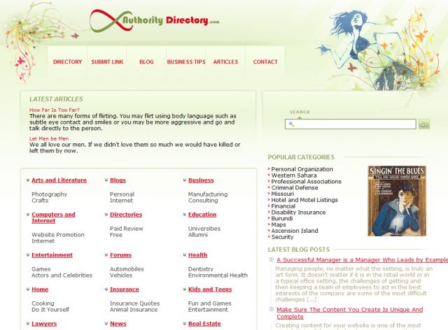 Authority Directory screenshot