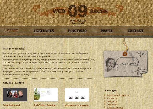 Websache screenshot