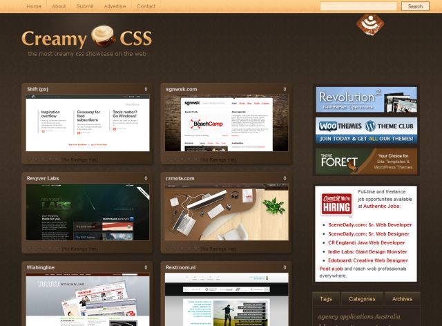 Creamy CSS screenshot