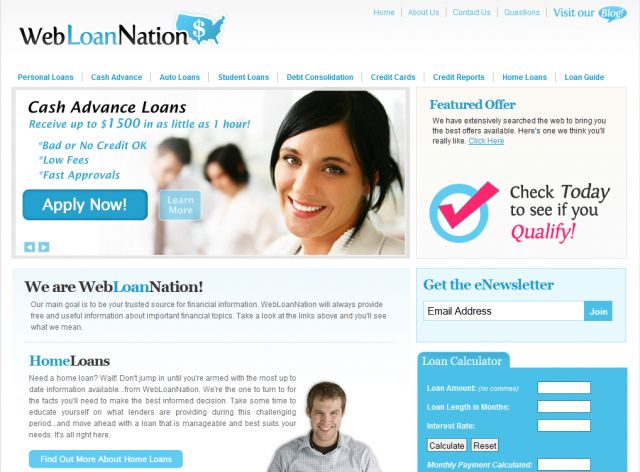 Web Loan Nation screenshot