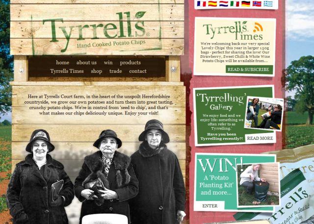 Tyrrells Potato Chips screenshot