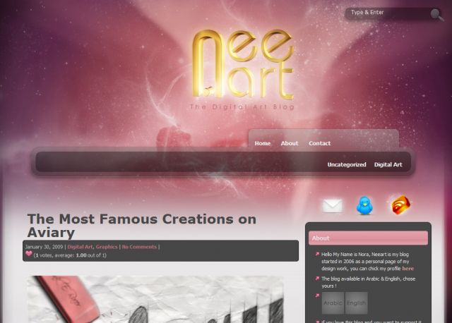 Neeart screenshot