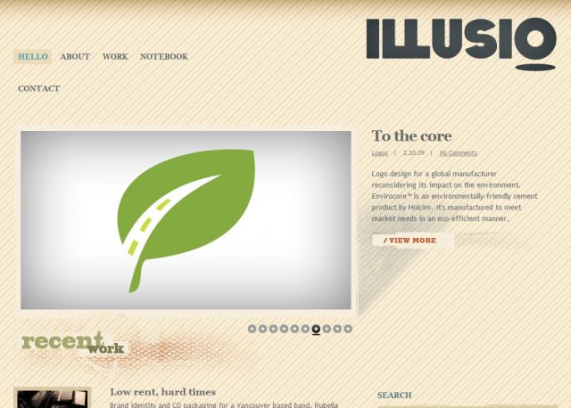 ILLUSIO design screenshot