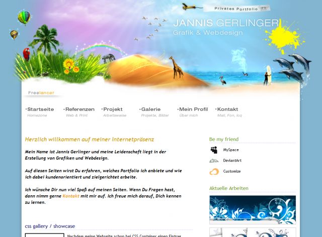 Website Portfolio  screenshot