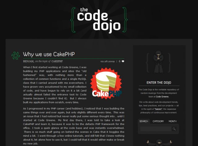 The Code Dojo screenshot